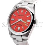 ROLEX OYSTER PERPETUAL STAINLESS 41MM WATCH 124300 - Image 2