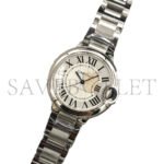 CARTIER BALLON BLEU 33 STEEL WOMEN'S WATCH AUTOMATIC WRIST W6920071 - Image 2