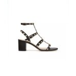VALENTINO ROCKSTUD CALFSKIN ANKLE STRAP SANDAL 60MM 5W2S0491VBP_0NO