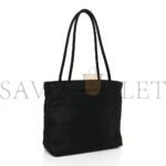 PRADA TESSUTO NYLON JACQUARD TOTE BLACK (22*20*8cm) - Image 2