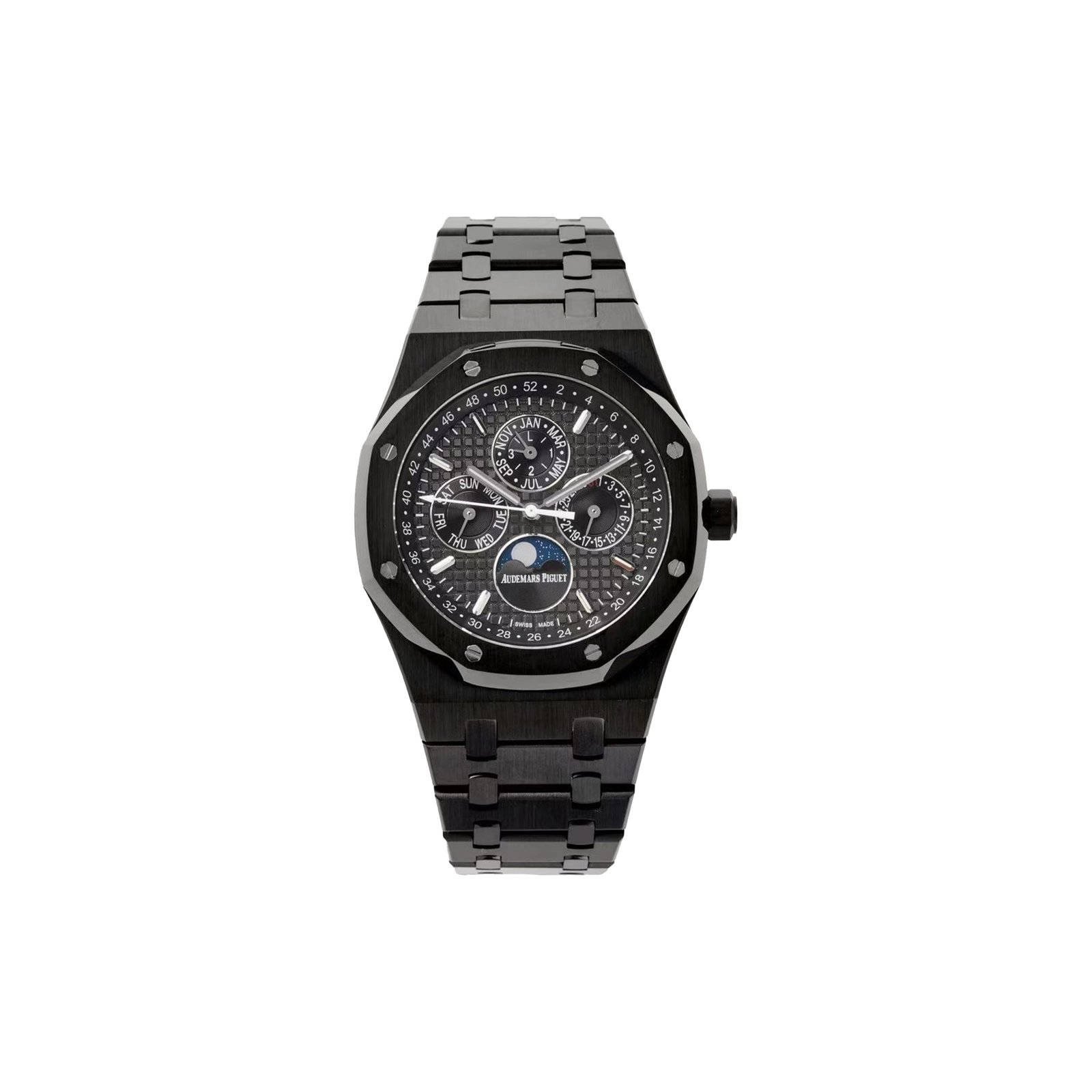 988fb2564808603e51532e456e07e857fdbfc888 AUDEMARS PIGUET ROYAL OAK BLACK CERAMIC WATCH 26579CE.OO.1225CE.01 - Image 1