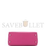 HERM�S MASTER KELLY 28 ROSE POUR PRE TOGO WITH PALLADIUM HARDWARE (28*22*10cm) - Image 4