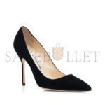 MANOLO BLAHNIK BB BLACK SUEDE POINTED TOE PUMPS�9XX-0417-0016 - Image 2