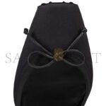 CHRISTIAN LOUBOUTIN CASSIA LACE UP100 MM STRAPPY PUMPS CREPE SATIN BLACK WOMEN 1250498B439 - Image 4