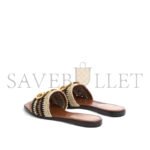 VALENTINO VLOGO SIGNATURE SLIDE SANDAL WITH CROCHET EMBROIDERY 6W2S0BD5AGX_QRX - Image 3