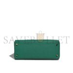 HERM�S MASTER KELLY 25 MALACHITE GREEN GOLD BUCKLE (25*17*7cm) - Image 4