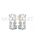 VALENTINO ROCKSTUD MIRROR-EFFECT PUMP WITH MATCHING STRAPS AND STUDS 100MM 3W2S0393WRP_S13 - Image 4