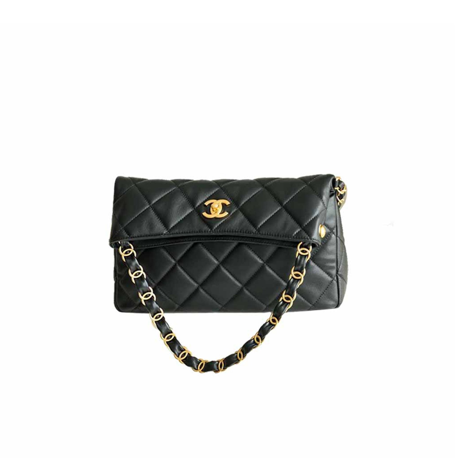9af269155a8193e8e74eddf3dd390f6f910b2ef0 CHANEL 24P MAXI HOBO BAG AS4754 (30*28*7cm) - Image 1