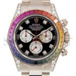 ROLEX DAYTONA RAINBOW SAPPHIRE 18K WHITE GOLD WATCH 116599RBOW-0003 - Image 3