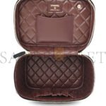 CHANEL CAVIAR QUILTED LARGE VANITY POUCH BLACK (20*15*13cm) - Image 6