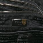 PRADA TESSUTO NYLON VELA DIAPER BAG BLACK (34*28*20cm) - Image 5