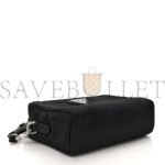 PRADA TESSUTO NYLON SAFFIANO WRISTLET BLACK (19*11*9cm) - Image 2