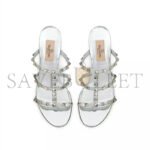 VALENTINO ROCKSTUD MIRROR-EFFECT SLIDE SANDAL 60MM 3W2S0C47WRP_S13 - Image 4