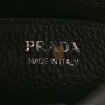 PRADA VITELLO DAINO SOFT MINI SHOULDER BAG BLACK (20*20*8cm) - Image 5