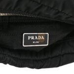 PRADA NYLON TESSUTO QUILTED PADDED SHOULDER BAG BLACK (25*18*9m) - Image 4