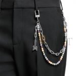LOUIS VUITTON PEARLS CHAIN BELT AND BAG CHARM M02293 - Image 2