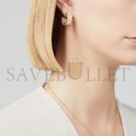 VAN CLEEF ARPELS PERL�E CLOVERS HOOP EARRINGS VCARO2MK00 - Image 2