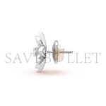 VAN CLEEF ARPELS LOTUS OPENWORK EARRINGS MINI MODEL VCARP0ZV00 - Image 4