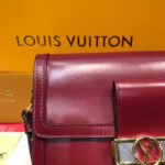 Louis Vuitton Smooth Calfskin Leather Dauphine MM M55735 M55821 - Image 4