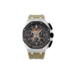 AUDEMARS PIGUET ROYAL OAK OFFSHORE CHRONOGRAPH SMOKED LIGHT BROWN WATCH 26420SO.OO.A600CA.01