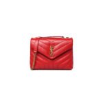 YSL LOULOU SMALL CHAIN BAG IN QUILTED LEATHER 4946991476956 (23*17*9cm)