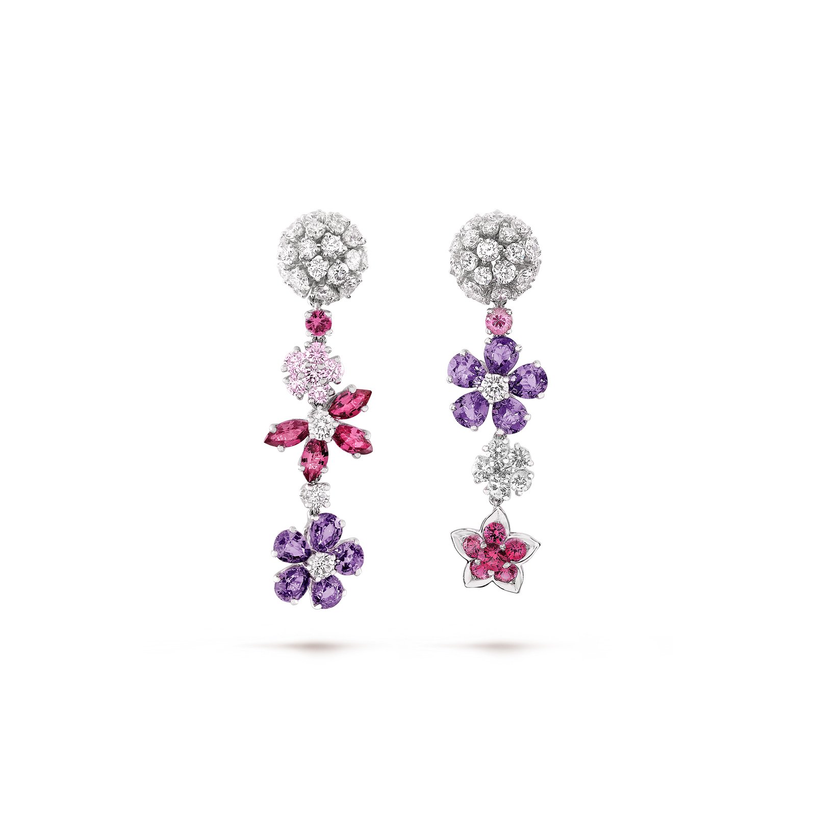 a0600eb11bd13b03a0d5072c0ce2f4fe5a52535a VAN CLEEF ARPELS FOLIE DES PR�S EARRINGS VCARP05I00 - Image 1