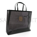 PRADA MESH SEQUIN SPAZZOLATO LOGO TOTE BLACK (36*30*9cm) - Image 3