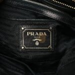 PRADA TESSUTO NYLON GAUFRE TOTE BLACK (34*26*17cm) - Image 5
