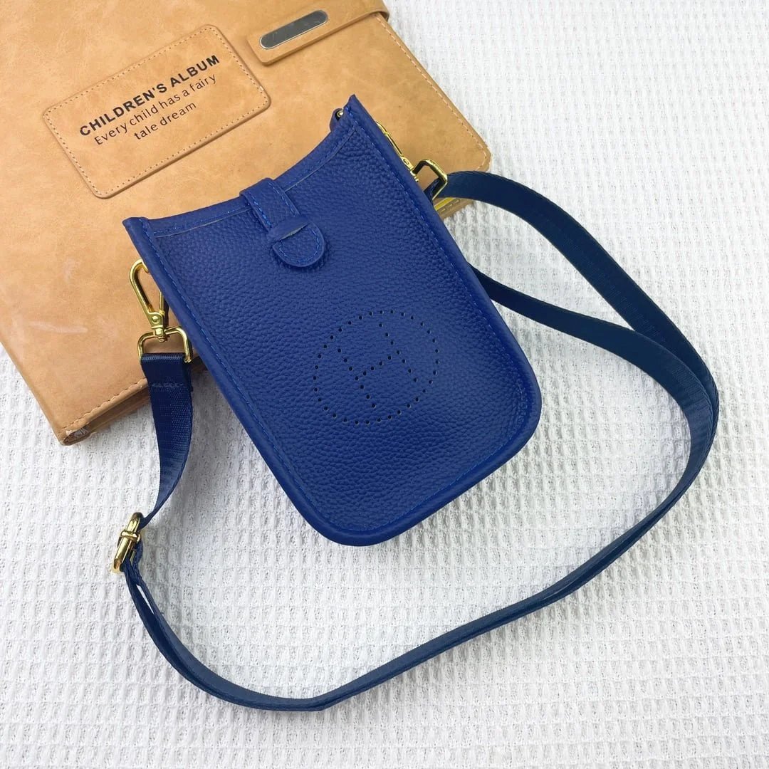 a22852dcfb4ee73f919956a4cd2e7406f22b9f2f Hermès Evelyn TOGO mini phone bag 336 size: 18*12.5*4cm - Image 1