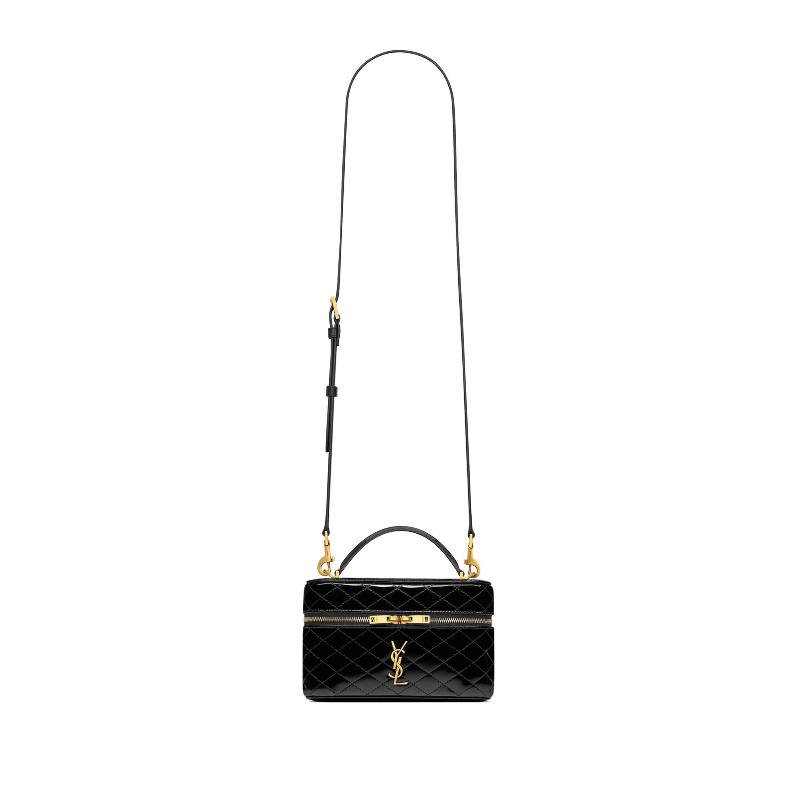 a251b5751d7f19257f90bd34384f9bd16dcb980e YSL GABY VANITY BAG IN PATENT LEATHER 7667310UFU71000 (18*11*6.5cm) - Image 1