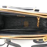 PRADA SAFFIANO MINI GALLERIA DOUBLE ZIP TOTE BLACK (24*17*11cm) - Image 4