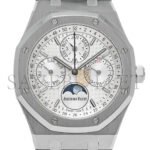 AUDEMARS PIGUET ROYAL OAK PERPETUAL CALENDAR STEEL WHITE DIAL WATCH 26574ST.OO.1220ST.01 - Image 2
