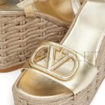 VALENTINO VLOGO CUT-OUT WEDGE SANDAL IN LAMINATED NAPPA LEATHER 110MM 4W2S0IJ6KPZ_YH4 - Image 5