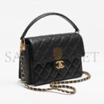 CHANEL SMALL FLAP BAG WITH TOP HANDLE AS5166 (19*14*4.5cm) - Image 2