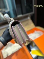 Hermès Constance Swift cowhide leather Gold hardware Grey size: 23*17cm/19*15cm - Image 7