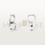 CARTIER LOVE WHITE GOLD EARRINGS B8301500 - Image 5