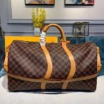 Louis Vuitton Damier Ebene Canvas Keepall Bandouliere 50 N44478 - Image 4