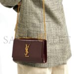 YSL KATE SMALL CHAIN BAG IN PATENT LEATHER 469390B870W2235 (20*12.5*5cm) - Image 2