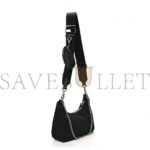 PRADA NYLON RE-EDITION 2005 SHOULDER BAG BLACK (22*11*6cm) - Image 2