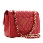 CHANEL LAMBSKIN QUILTED SMALL DOUBLE FLAP A01113 (23*14*6cm) - Image 2