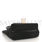 PRADA TESSUTO NYLON SOFT CALF SHOPPING TOTE BLACK (30*25*15cm) - Image 3