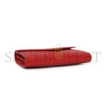 YSL CASSANDRE MATELASS� CHAIN WALLET IN GRAIN DE POUDRE EMBOSSED LEATHER 377828955120 (22.5*14*4cm) - Image 3