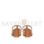 VALENTINO ROCKSTUD CALFSKIN LEATHER SLIDE SANDAL 60 MM 4W2S0C47VOD_KEL - Image 4