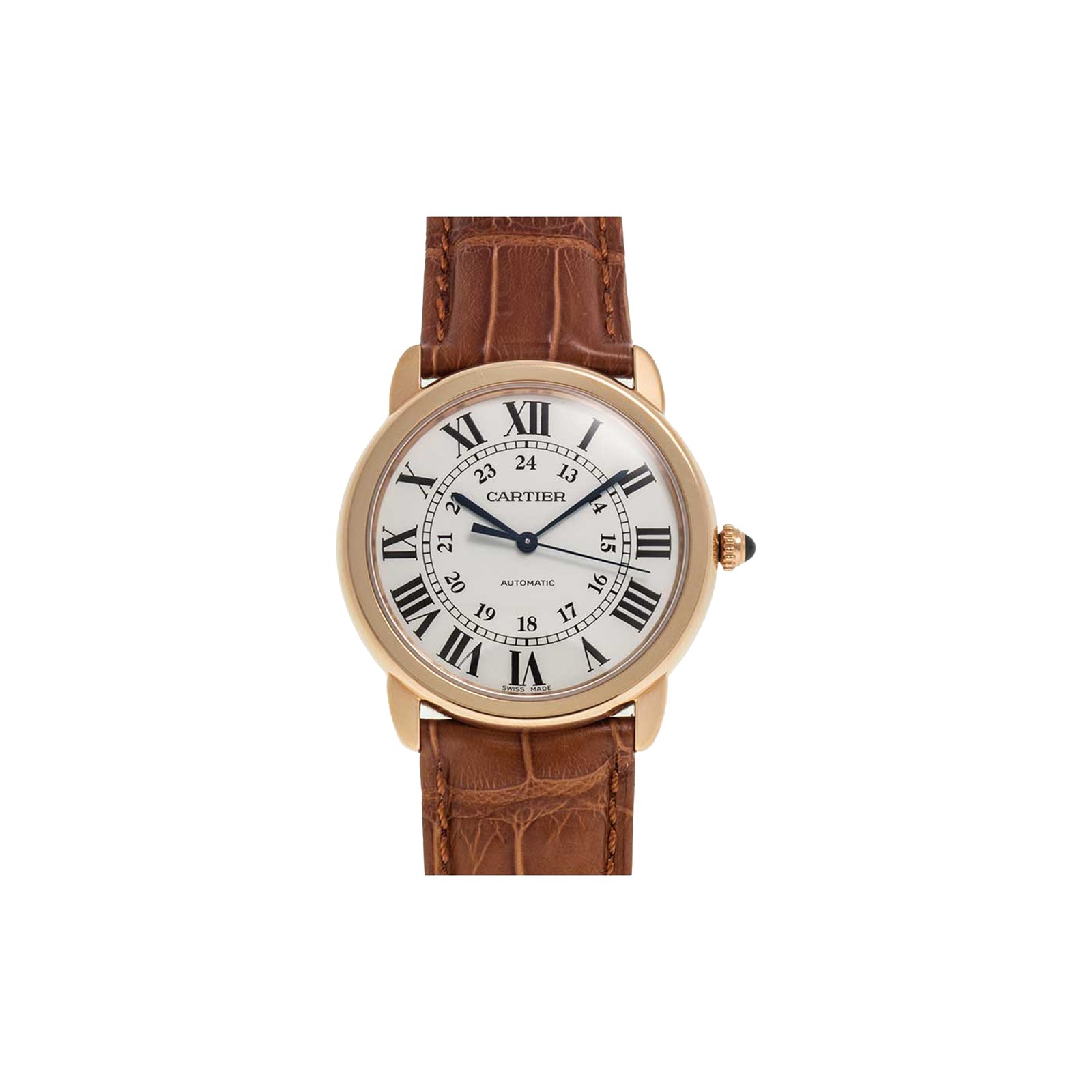 a8f5f0f6db49e066cc1c4133437d0ae2301e781b CARTIER RONDE SOLO ROSE GOLD WOMEN'S WATCH W2RN0008 - Image 1