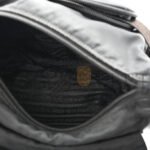PRADA NYLON VELA MESSENGER BLACK (23*22*10cm) - Image 4