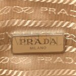 PRADA RAFFIA TRIANGLE SHOULDER BAG NATURAL (27*16*10cm) - Image 5