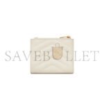YSL CASSANDRE MATELASS� BI-FOLD WALLET IN GRAIN DE POUDRE LEATHER 575879BOW019207 (10.5*8.5*2.5cm) - Image 2