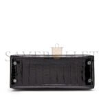 HERM�S MASTER BLACK�SHINY�ALLIGATOR�KELLY�25�SELLIER�PALLADIUM�HARDWARE (25*17*7cm) - Image 4