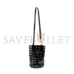 YSL THE HEARTED SEAU BUCKET BAG STL47P688BLK (20*30*20cm) - Image 3