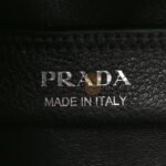 PRADA VITELLO DAINO DYNAMIQUE HOBO BLACK (23*20*13cm) - Image 5